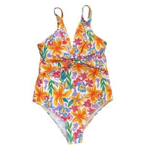 Mom Approved Floral One Piece Swimsuit Medium
